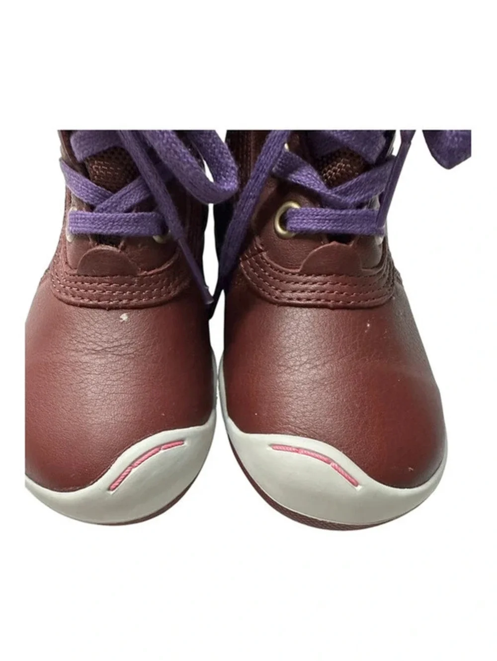 Plae Kids Burgundy Purple Fur-Lined Winter Waterproof Snow Boots